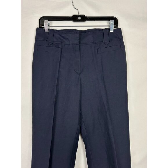 NWT Faconnable Navy Blue Womens Dress Pants Size 8 MRSP 225 - Picture 8 of 15